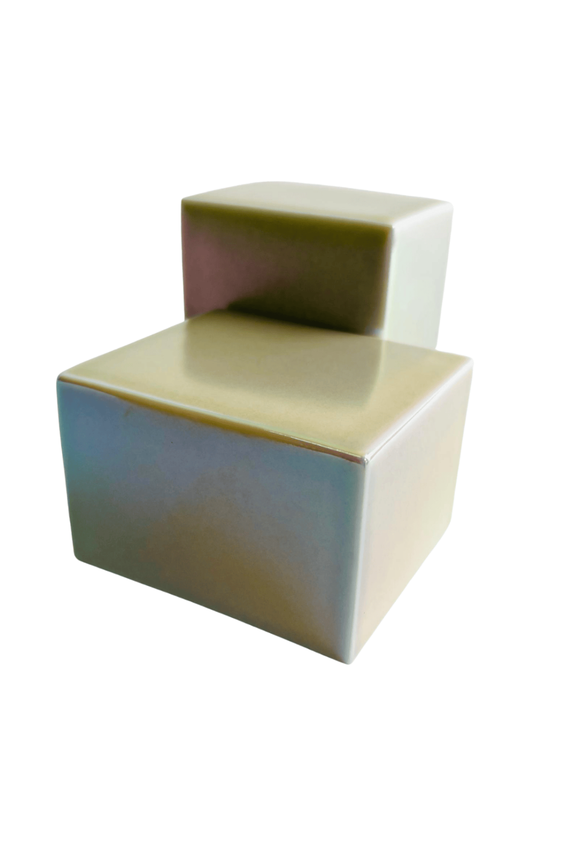 Inge Becka _ Cubes - greenish 2 _