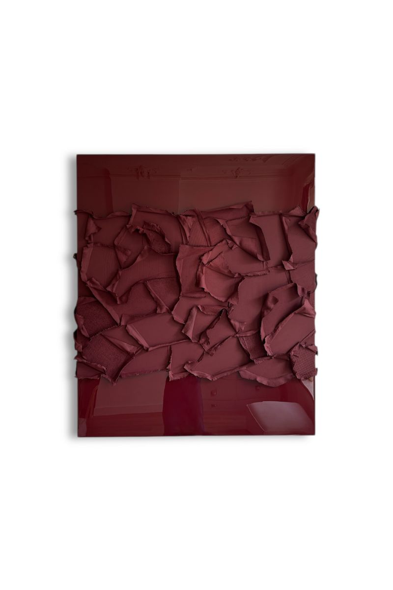 Reinder Schmidt _ Textile Landscape Oxblood red